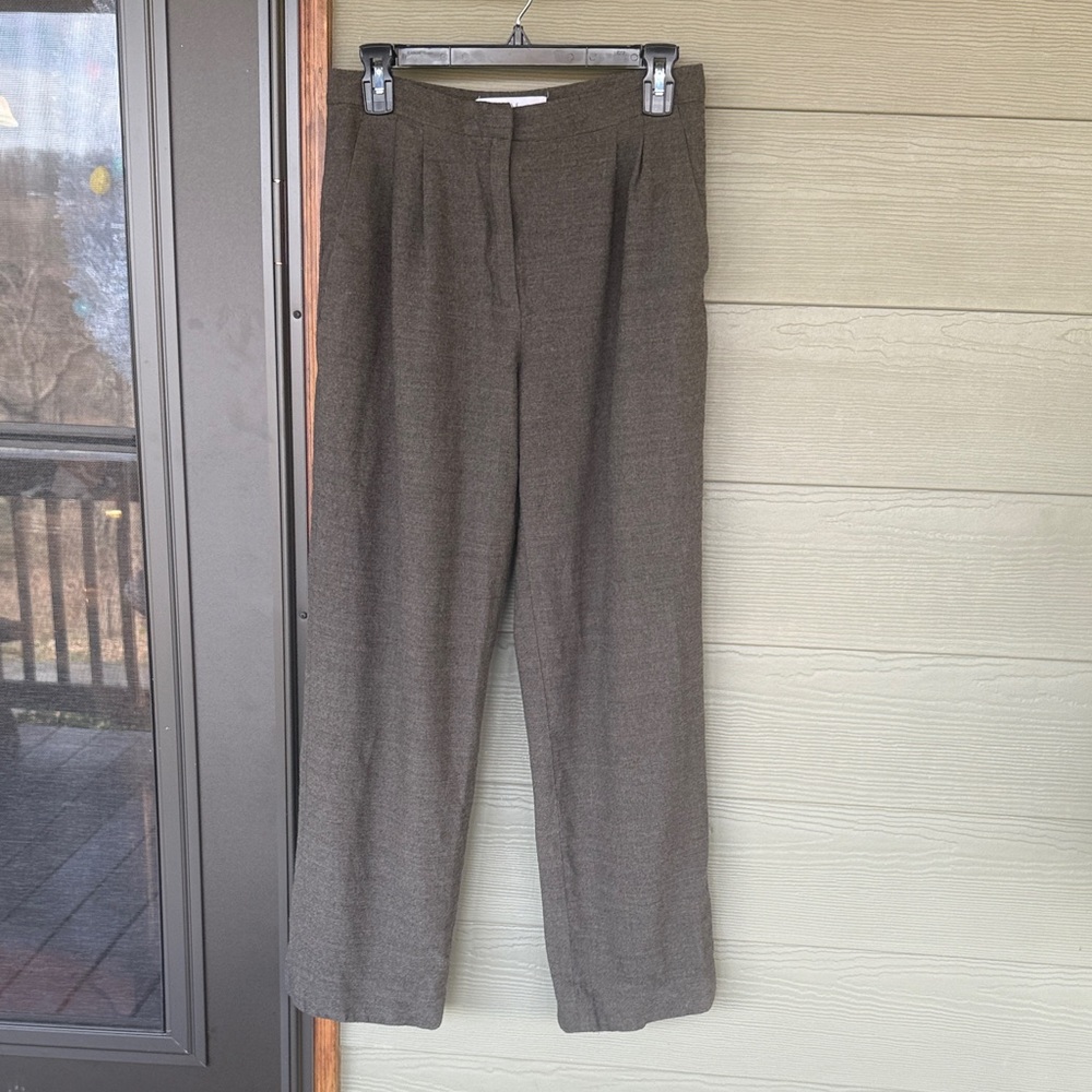MaxMara Gray Virgin Wool Pants